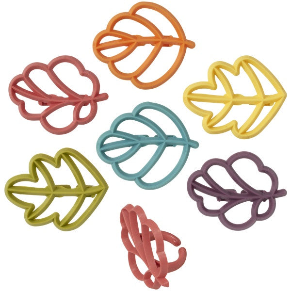 Autumn Leaves Cupcake Rings - 12 Rings