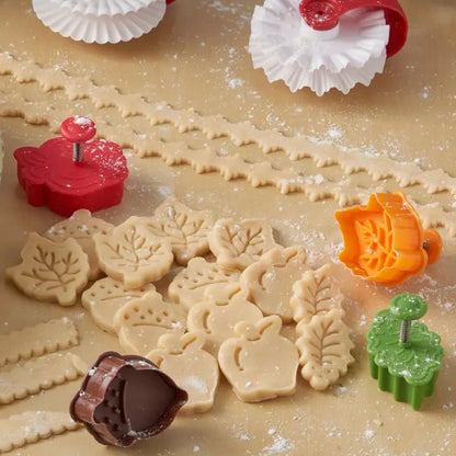 Fall Pie Crust Cutter Set