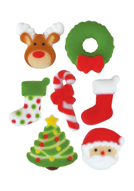 Deluxe Holly Jolly Assortment - Sugar - 6 Pieces