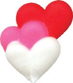 Triple Heart - 2" - Royal Icing