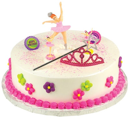 Ballerina Cake Topper Set