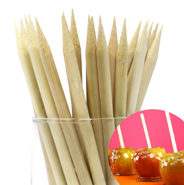 Toffee/Candy Apple Bamboo Sticks
