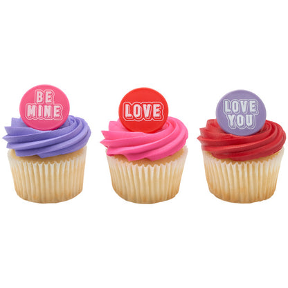 Be Mine Valentine's Day Pencil Clips - 12 Per Package