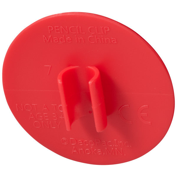 Be Mine Valentine's Day Pencil Clips - 12 Per Package