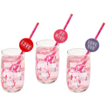 Be Mine Valentine's Day Pencil Clips - 12 Per Package