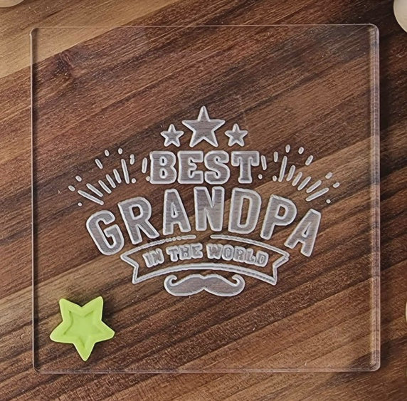 Fondant Debosser - Best Grandpa