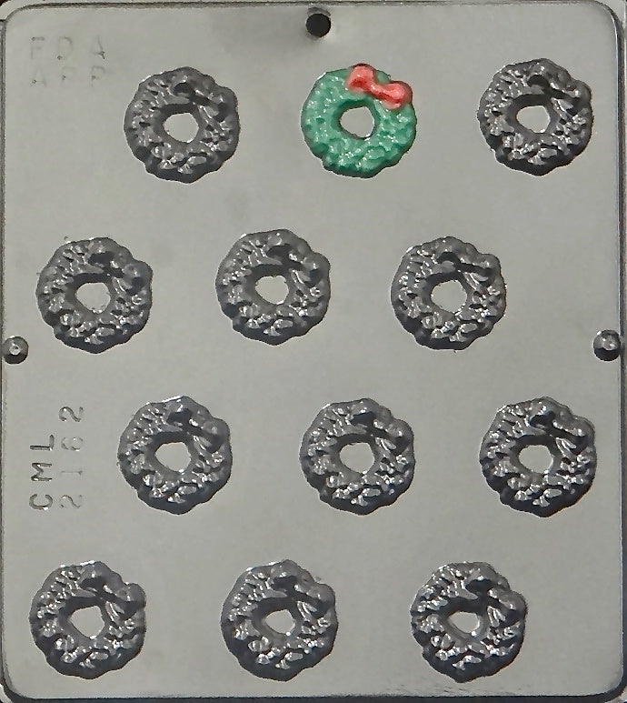 Bite Size Christmas Wreath Chocolate Mold