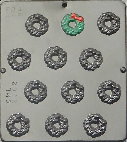 Bite Size Christmas Wreath Chocolate Mold