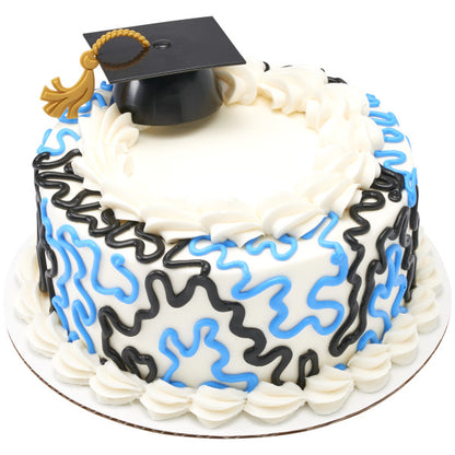 3 Inch Black Graduation Cap with Tassel