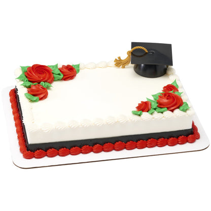 3 Inch Black Graduation Cap with Tassel