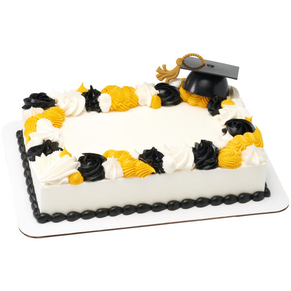 4 Inch Black Graduation Cap with Tassel