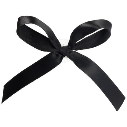Black Ribbon Bow Cupcake/Cake Decoration - 6