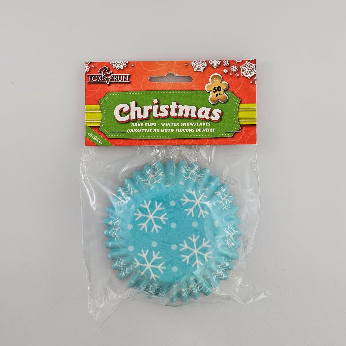Blue Snowflake Cupcake Liners