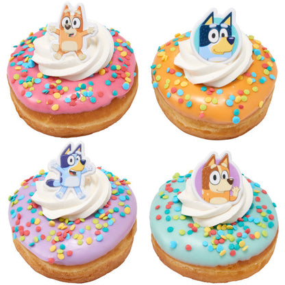 Bluey So Much Fun Cupcake Rings - 12 Rings