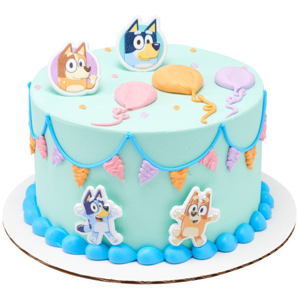 Bluey So Much Fun Cupcake Rings - 12 Rings
