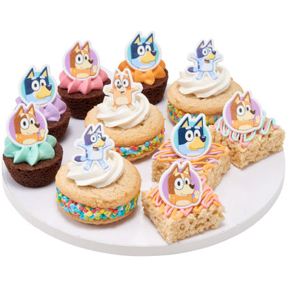 Bluey So Much Fun Cupcake Rings - 12 Rings