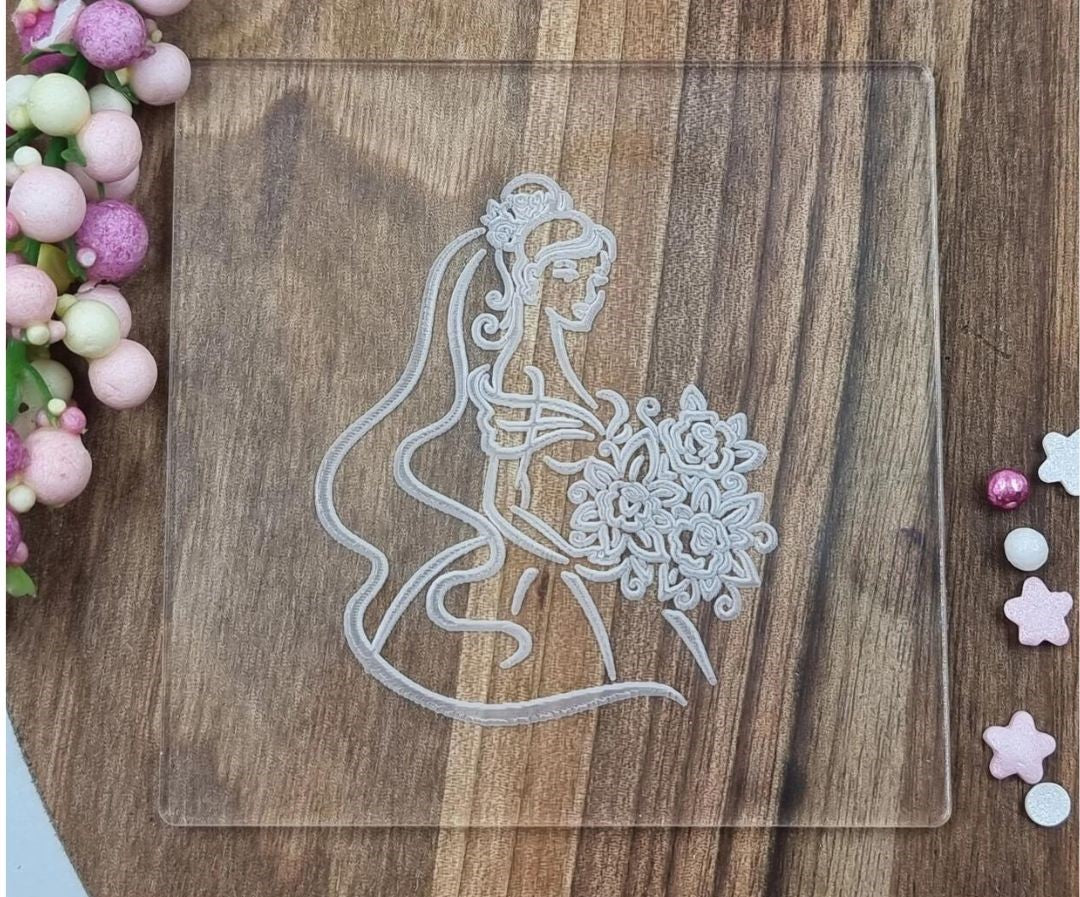 Fondant Debosser - Bride