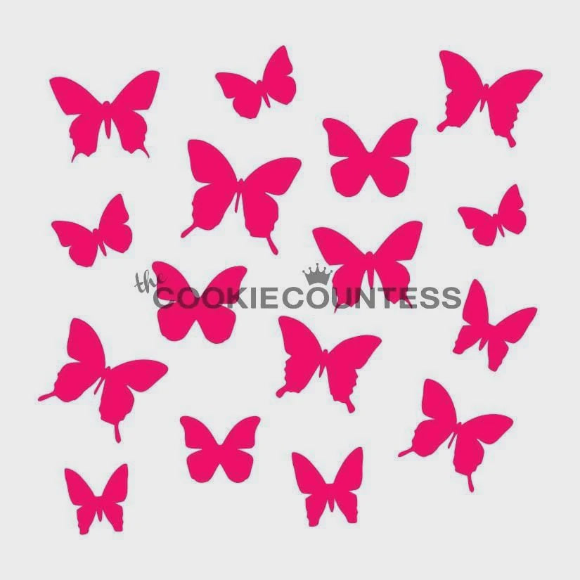 Butterflies Stencil