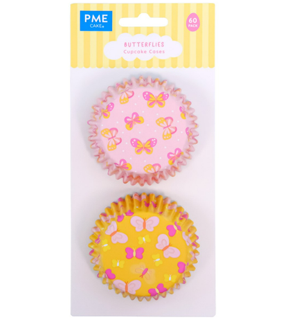 Easter Foil-Lined Cupcake Liners – Butterflies (Set of 60)