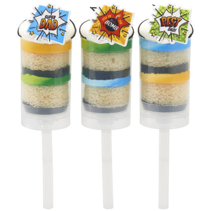 Cake Push Pops - Pack of 12