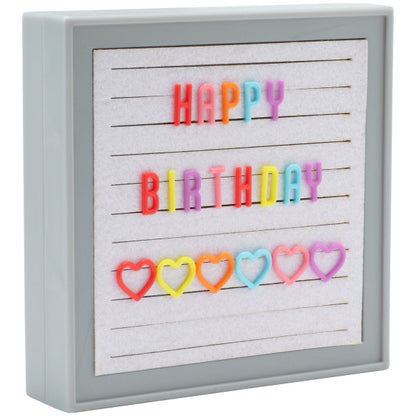 Celebration Letter Board Cake Topper Set