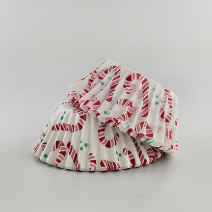 Candy Cane Cupcake Liners
