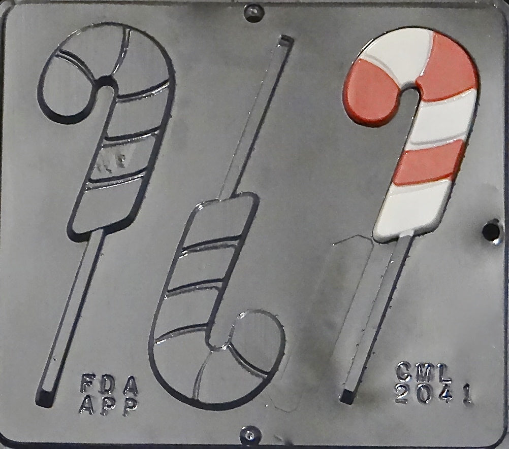 Candy Cane Lollipop Chocolate Mold