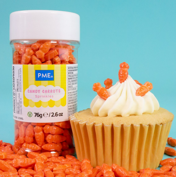 Candy Carrot Sprinkles, 2.6oz