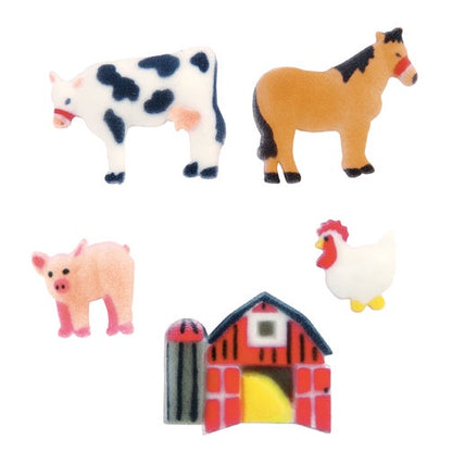 Farm Animal Assortment - Sugar - 8 Pieces