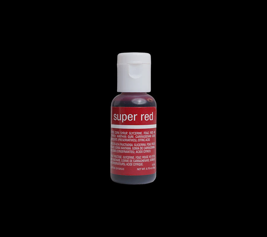 Super Red, Chefmaster Liqua-Gel Food Color, .70oz