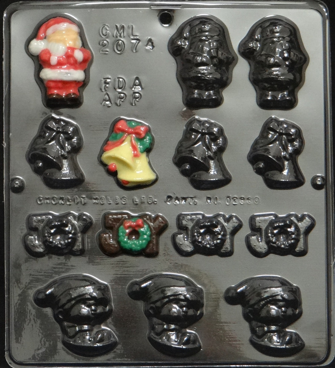 Mixed Christmas Assortment Chocolate Mold