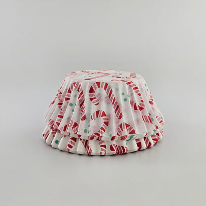 Candy Cane Cupcake Liners