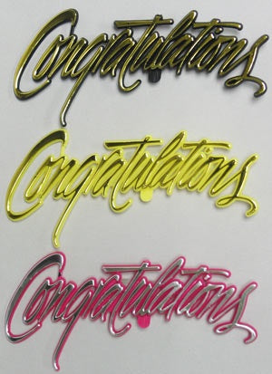 Congratulations Layon in Fancy Script