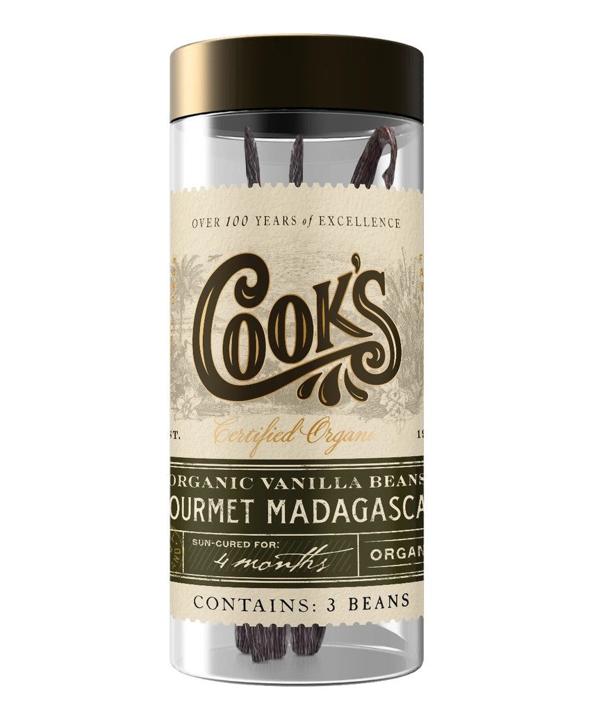 Cook's Organic Madagascar Vanilla Beans