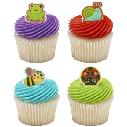 Critter Cuties Sweet Decor Edible Cupcake Decorations