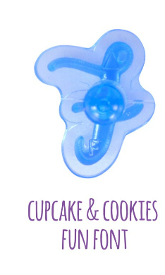 PME Fun Fonts Cupcake & Cookie Stamping Set - Cursive Font – Frans Cake ...