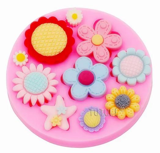 Cute Floral Silicone Mold