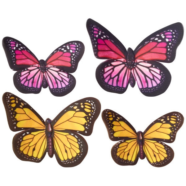Gumpaste Butterfly - Small - Yellow