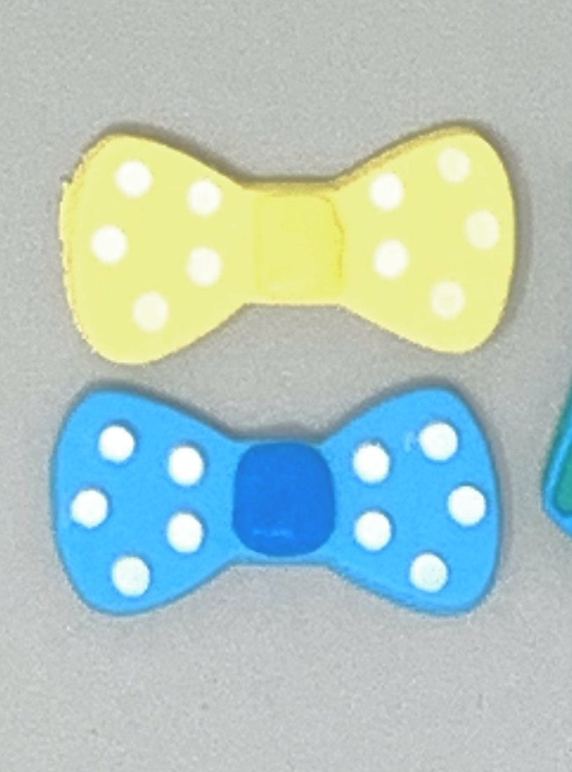 Bow Ties - Fondant - 1.5" - 6 Pieces