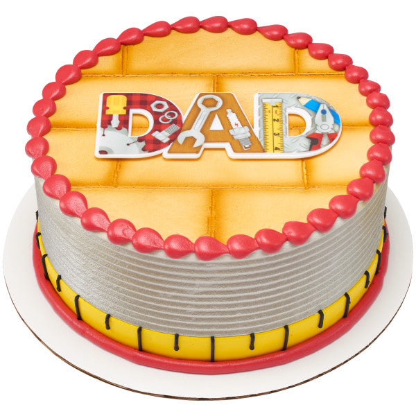 DAD with Tools Cake Layon