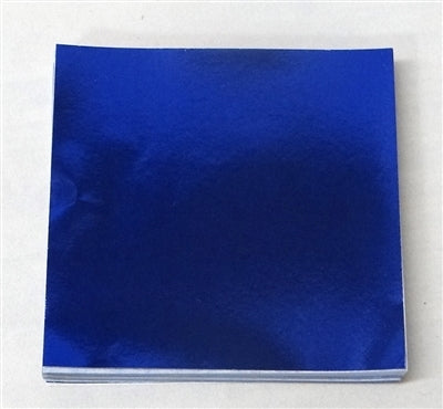 Dark Blue Foil Wrapper - 4"x4" - 125/Package