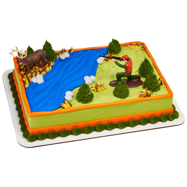 Deer Hunting Cake Topper Set