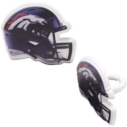 Denver Broncos Cupcake Rings - 12 Rings