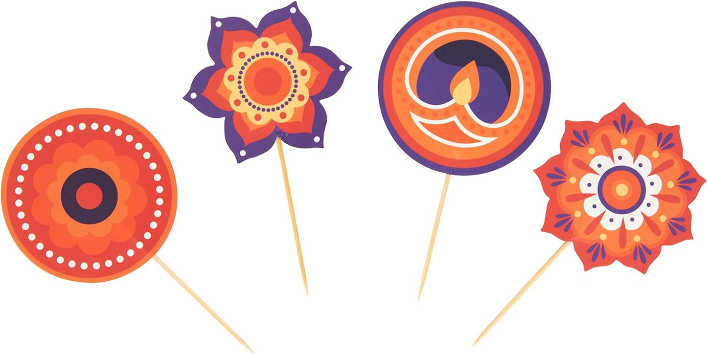 Happy Diwali Cupcake Set