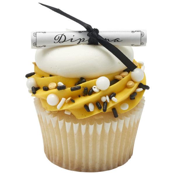 2 Inch Graduation Diploma w/Black Ribbon