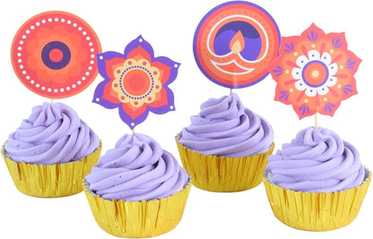 Happy Diwali Cupcake Set