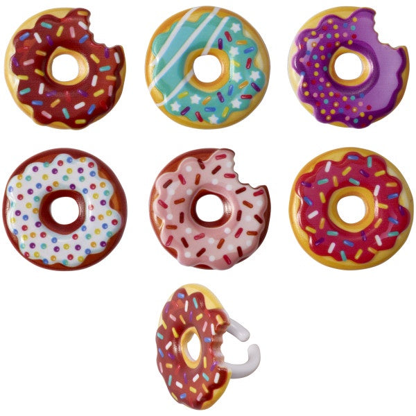 Donut Cupcake Rings - 12 Rings