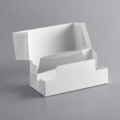 White Auto-Pop Bakery Box - 9x4x3.5 Inches