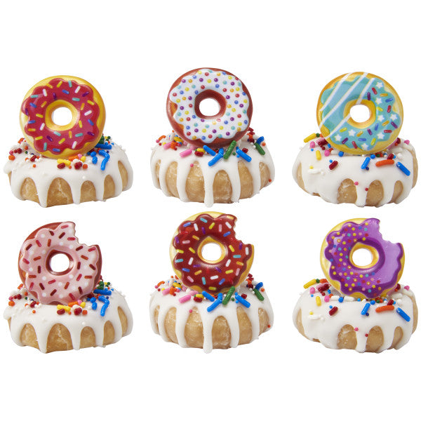 Donut Cupcake Rings - 12 Rings