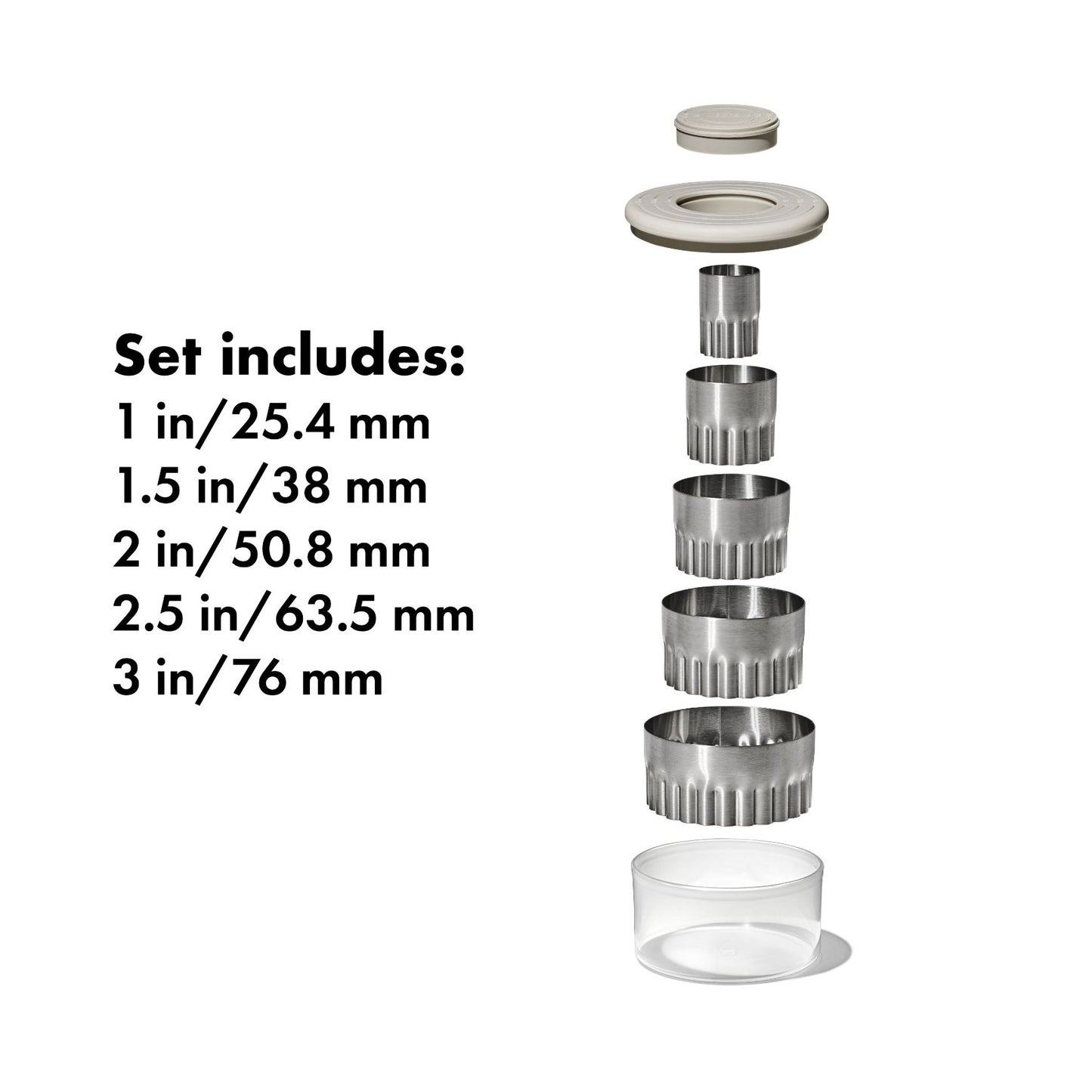 Good Grips Double-Sided Cookie & Biscuit Cutter Set